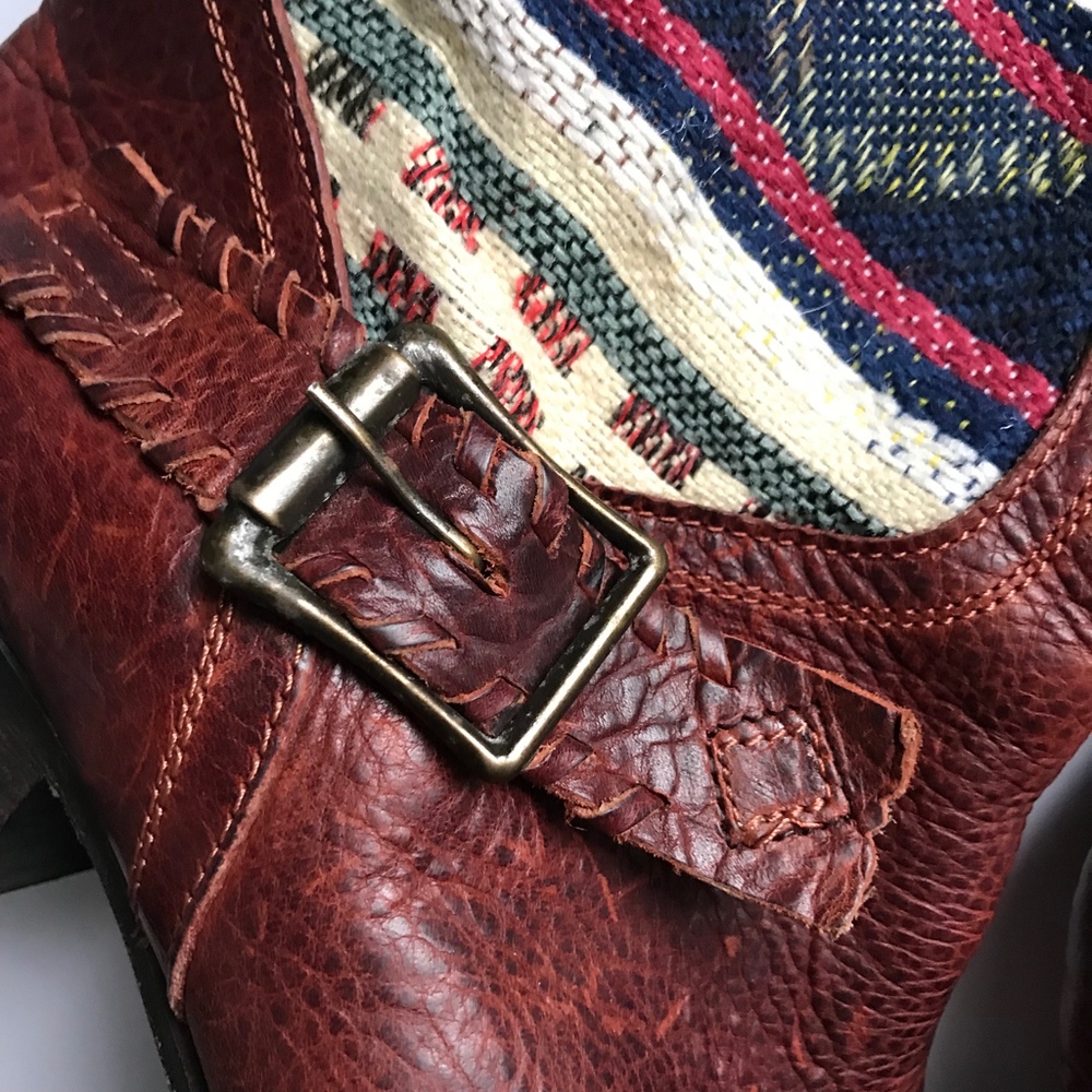 Freebird Oxote Quixote Blanket Leather Boots FLAW - Picture 3 of 8